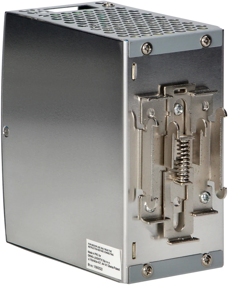 Orno Maitinimo šaltinis Pramoninis maitinimo šaltinis, DIN bėgelis, 24 V nuolatinės srovės, 10 A, 240 W, metaliniame korpuse