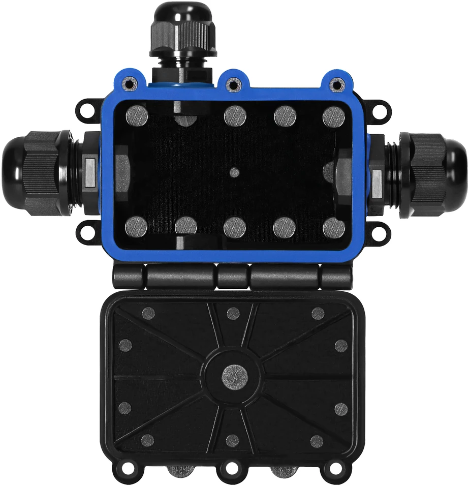 Orno Puszka Dėžutė be tvirtinimo HD IP68, 0,75–4,0 mm?, 2 M20 jungtys, 2 M16 jungtys, X išdėstymas