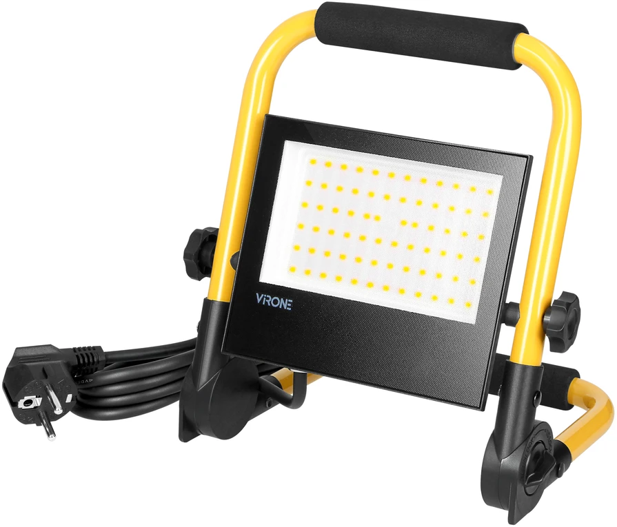 Orno REGULUS LED darbinis šviestuvas ant stovo, 50 W, 4000 lm, IP65, 4000 K, sulankstomas