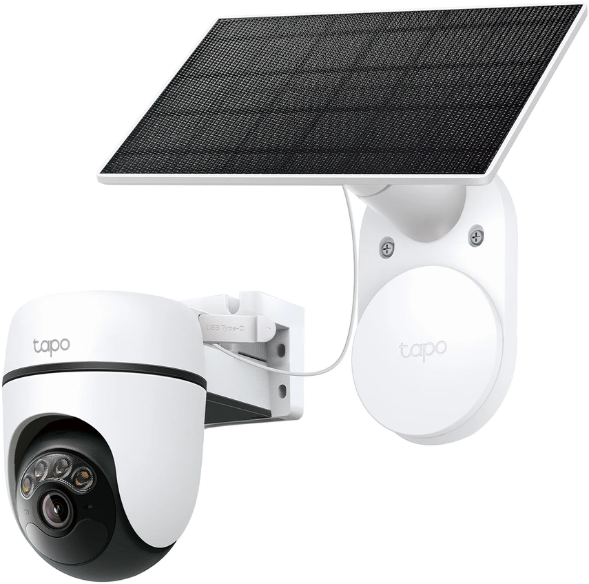 TP-Link Tapo C610 KIT saulės energija varomas panoraminio/pakreipimo apsaugos kamerų rinkinys | TP-LINK