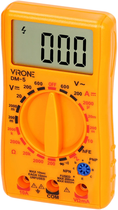 Orno Skaitmeninis miernik universalus AC/DC, 9 V