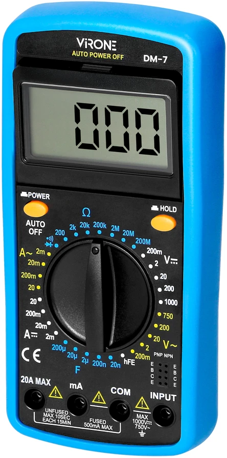 Orno Skaitmeninis miernik universalus AC/DC, 9 V