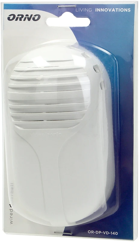 Orno Vieno tono elektromechaninis durų skambutis STANDARD 230V, baltas