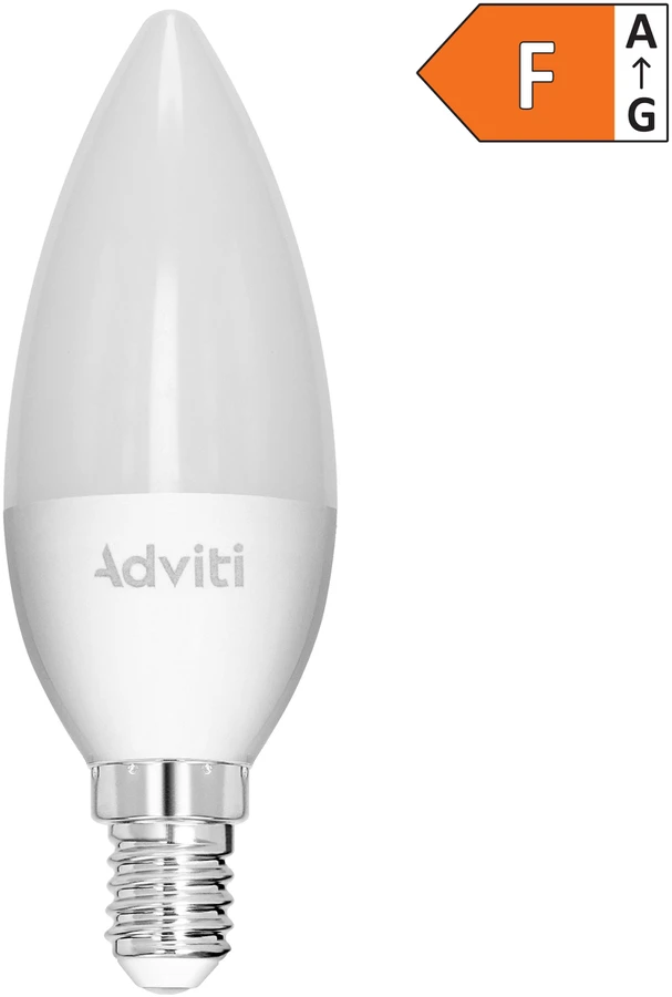 Żarówka LED lempute lemputė E14 C37 4W 360lm 3000K