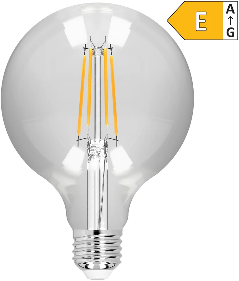 Żarówka LED lemputė su kaitrine lempute C E27 G95 8 W 950 lm 3000 K