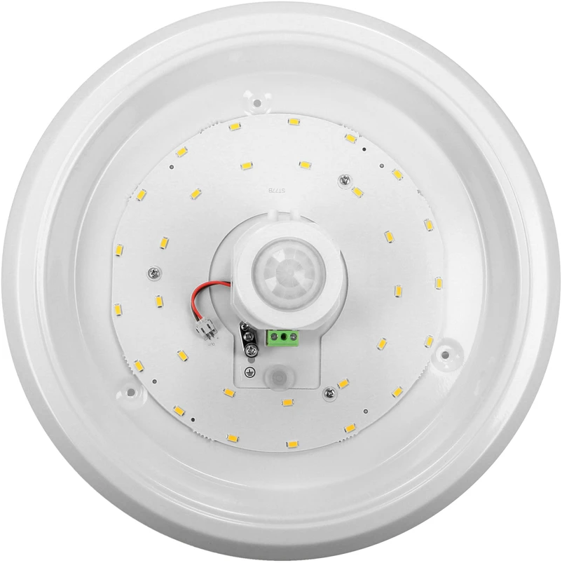 ZONDA LED 16W, lubinis šviestuvas su judesio jutikliu, 1100lm, IP20, 4000K, pieniškas polikarbonatas, baltas