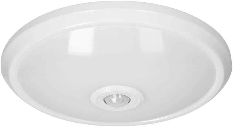 ZONDA LED 16W, lubinis šviestuvas su judesio jutikliu, 1100lm, IP20, 4000K, pieniškas polikarbonatas, baltas