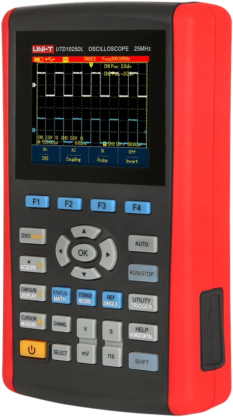 Oscyloskop Uni-T UTD1025DL osciloskopas