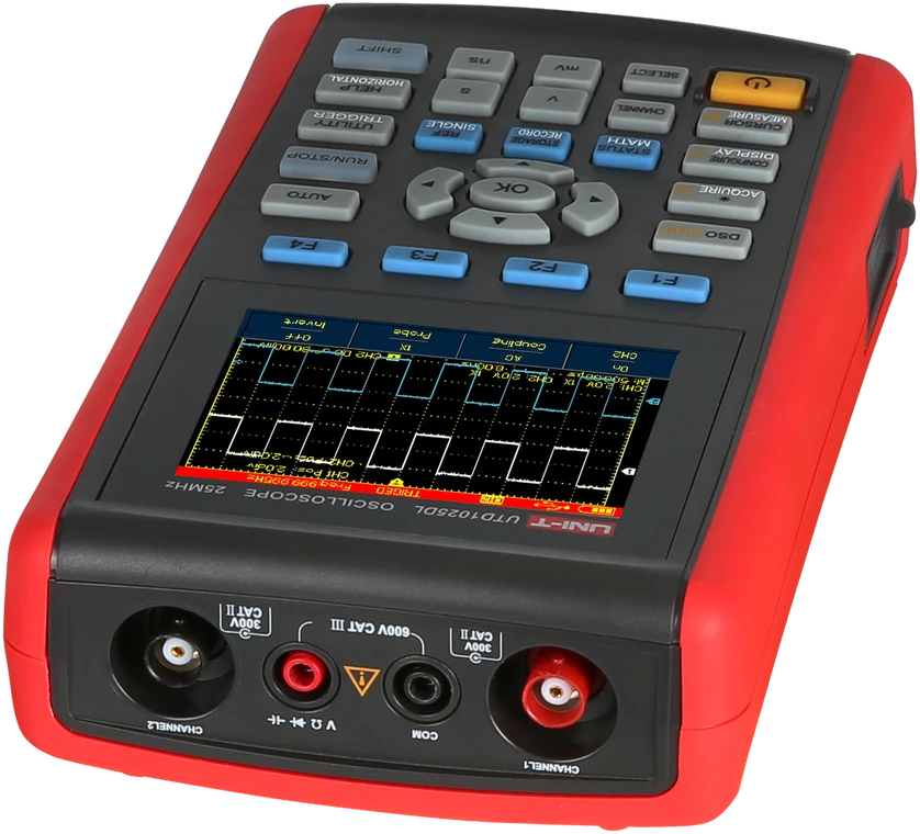 Oscyloskop Uni-T UTD1025DL osciloskopas