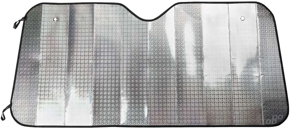Sulankstoma saulės uždanga automobiliui 145x70 cm AMIO-04374