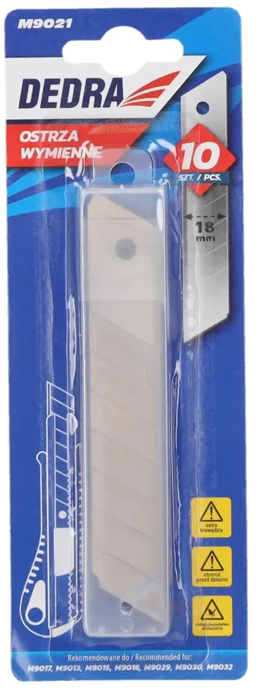 Dedra Atsargines geltes 18mm x 10 vnt