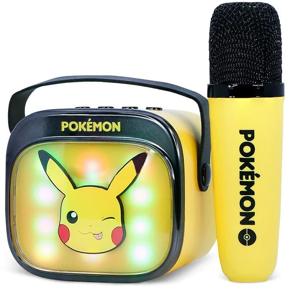 OTL - Belaidis šviečiantis karaoke garsiakalbis su mikrofonu - Pikachu