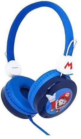 OTL - „Super Mario“ mėlynos vaikiškos ausinės