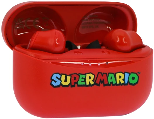 OTL Super Mario TWS belaidės ausinės, Raudonos spalvos
