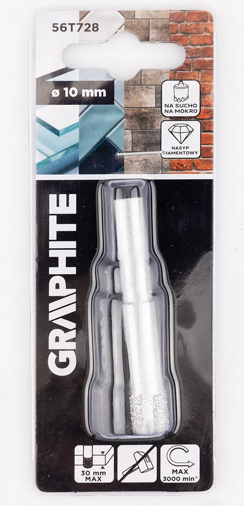 Grąžtas Graphite Otwornica 10 mm deimantinis skylės pjūklas