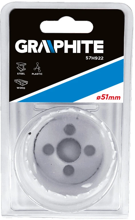 Graphite Grąžtas metalui Verto, 51mm