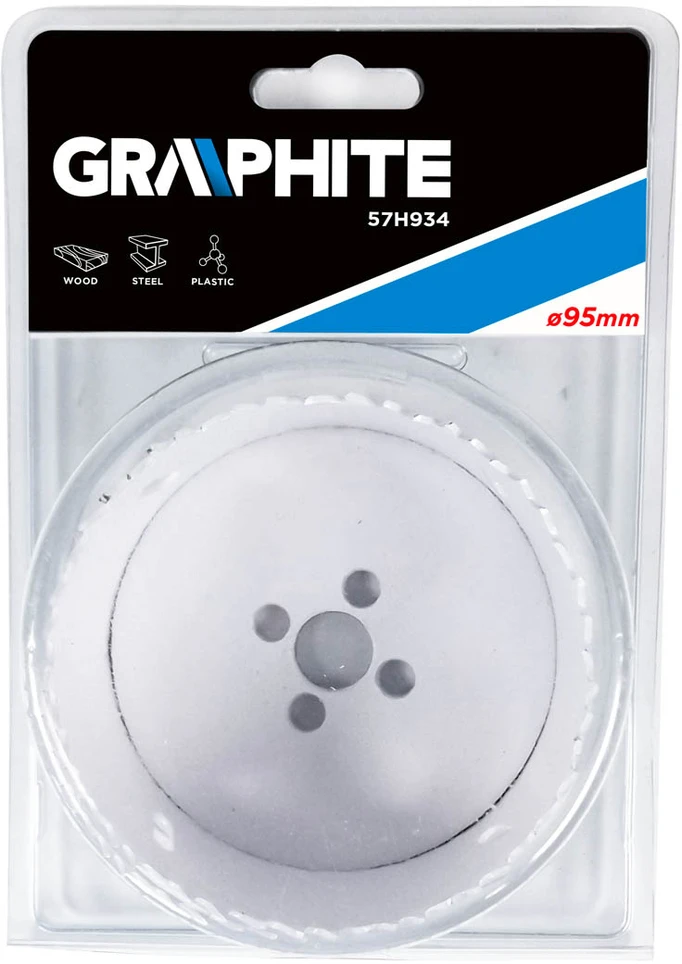 Graphite Grafito bi-metalo skylė pjūklas 95mm
