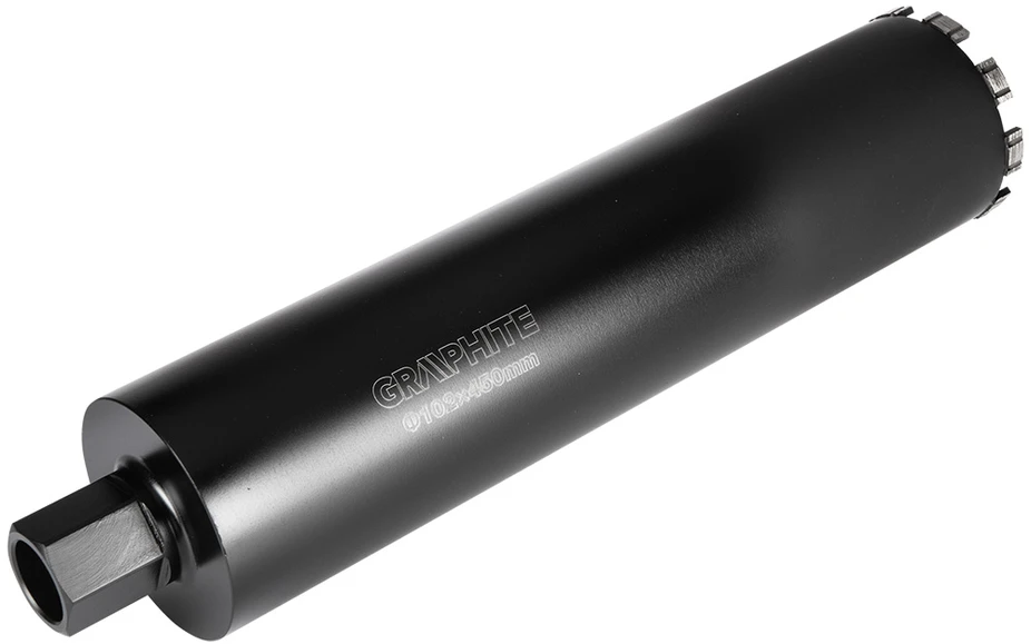 Graphite Otwornica Deimantinis skylių pjūklas grąžtui 58G540 102 x 450 mm x 9T