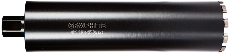 Graphite Otwornica Deimantinis skylių pjūklas grąžtui 58G540 112 x 450 mm x 10T