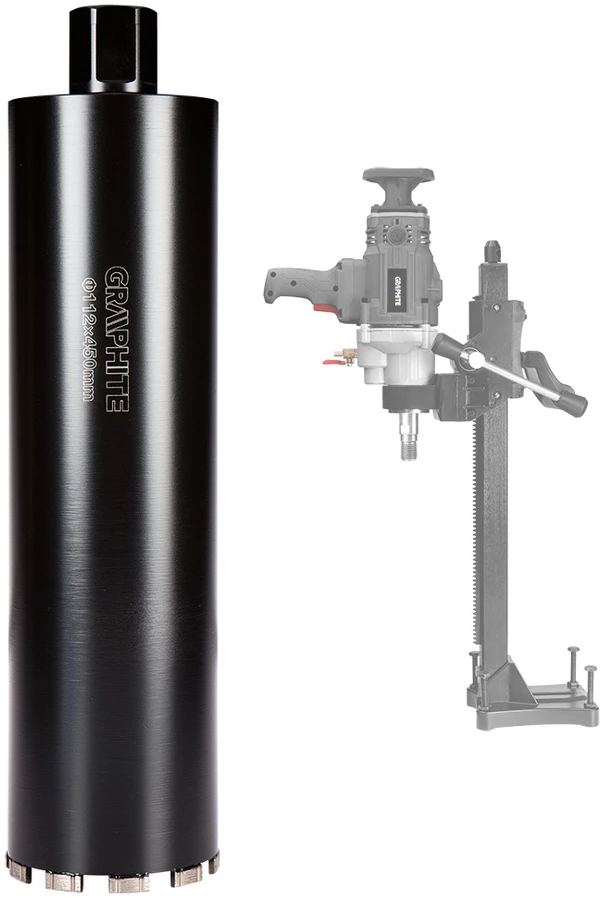 Graphite Otwornica Deimantinis skylių pjūklas grąžtui 58G540 112 x 450 mm x 10T