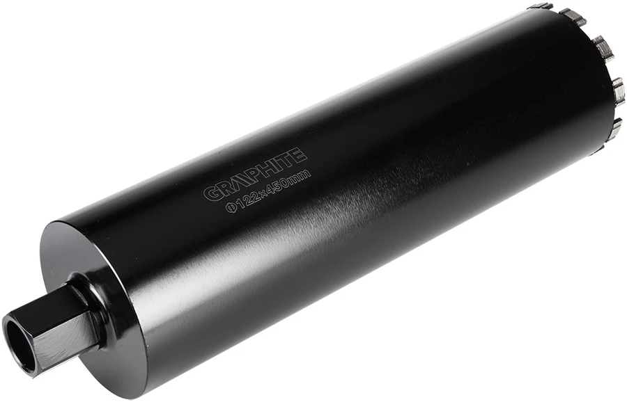 Graphite Otwornica Deimantinis skylių pjūklas grąžtui 58G540 122 x 450 mm x 11T