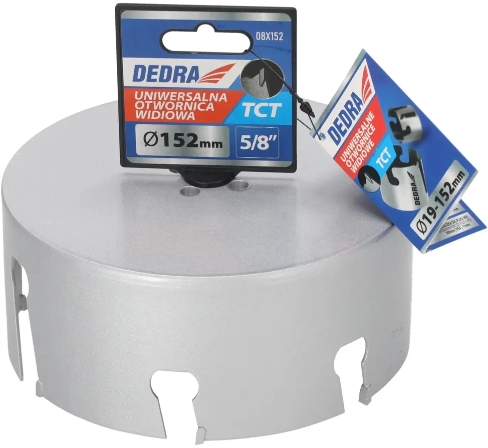Grąžtas Dedra TCT 152mm 58 universalus skyliu pjuklas