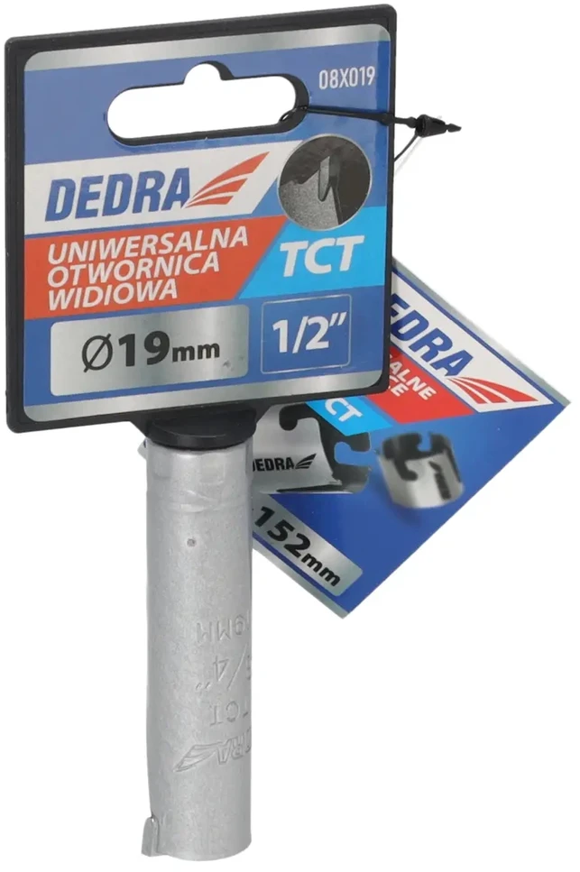 Dedra TCT 19mm 12 universalus skyliu pjuklas