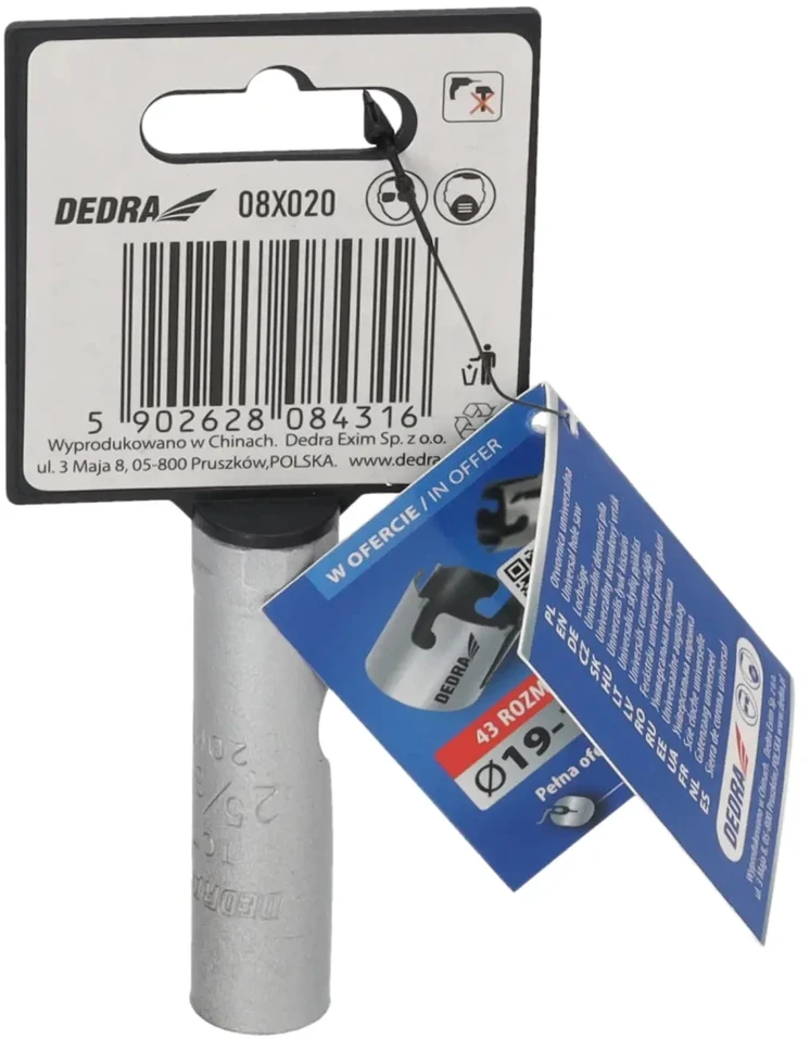 Dedra TCT 20mm 12 universalus skyliu pjuklas