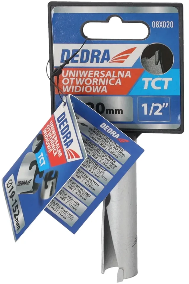 Dedra TCT 20mm 12 universalus skyliu pjuklas