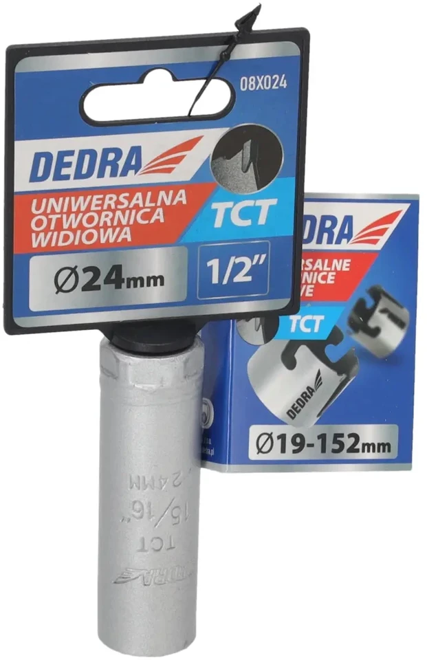 Dedra TCT 24mm 12 universalus skyliu pjuklas