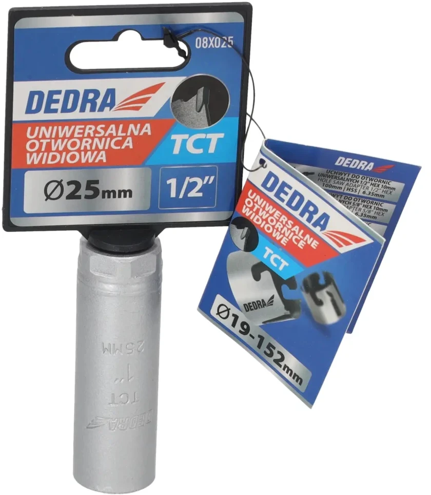 Dedra TCT 25mm 12 universalus skyliu pjuklas