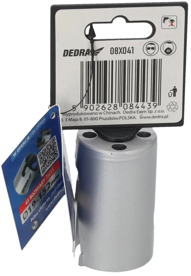 Grąžtas Dedra TCT 41mm 58 universalus skyliu pjuklas