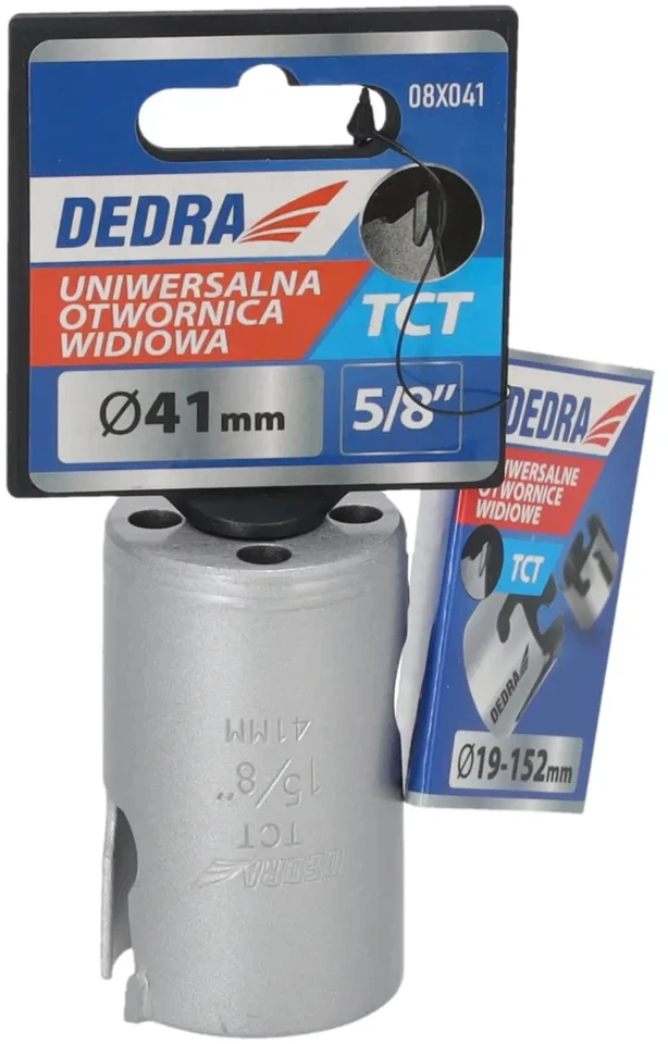 Grąžtas Dedra TCT 41mm 58 universalus skyliu pjuklas