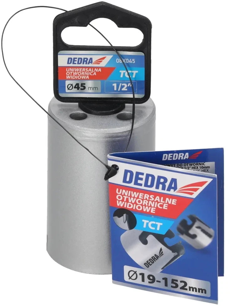 Grąžtas Dedra TCT 45mm 58 universalus skyliu pjuklas