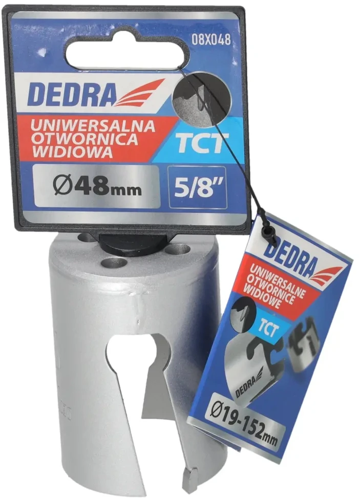 Grąžtas Dedra TCT 48mm 58 universalus skyliu pjuklas