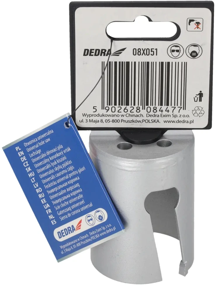 Grąžtas Dedra TCT 51mm 58 universalus skyliu pjuklas