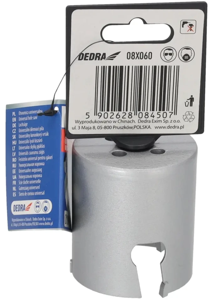 Grąžtas Dedra TCT 60mm 58 universalus skyliu pjuklas