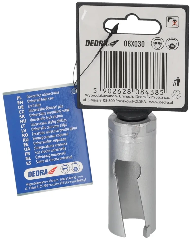 Grąžtas Dedra TCT 30mm 12 universalus skyliu pjuklas