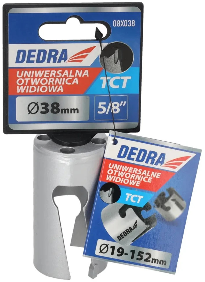 Grąžtas Dedra TCT 38mm 58 universalus skyliu pjuklas