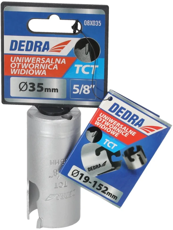 Grąžtas Dedra TCT 35mm 58 universalus skyliu pjuklas