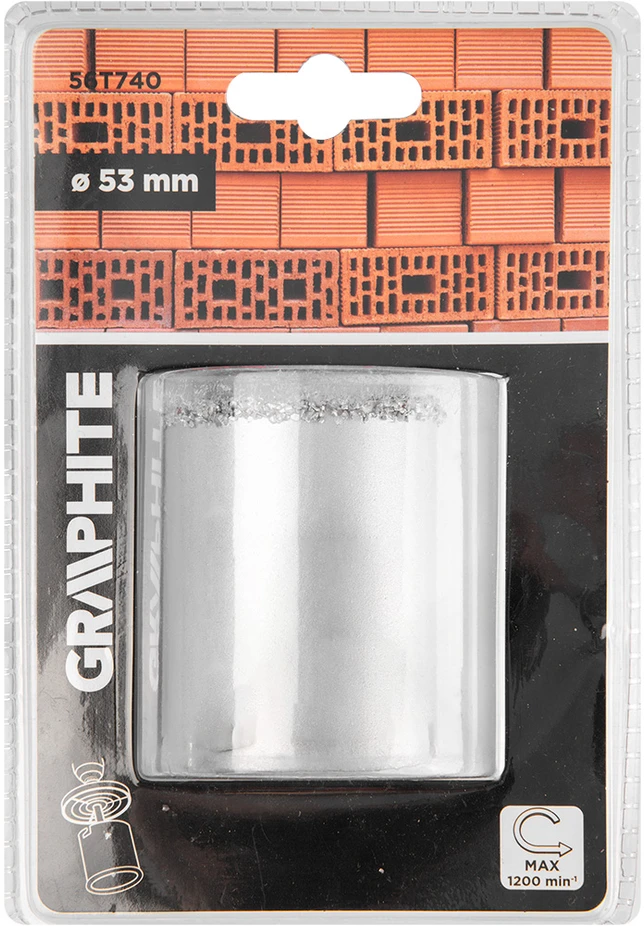 Otwornica Volframo skylių pjūklas 53 mm