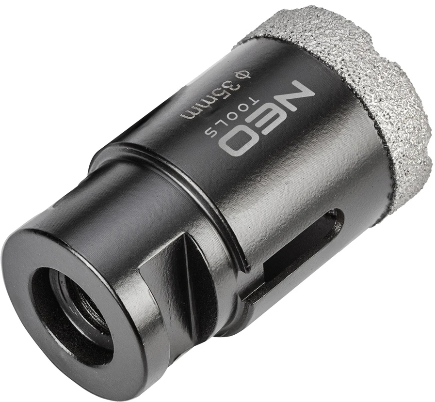 Neo Tools Otwornice Deimantiniai skylių pjūklai (18, 22, 27, 35 mm), 4 dalių rinkinys