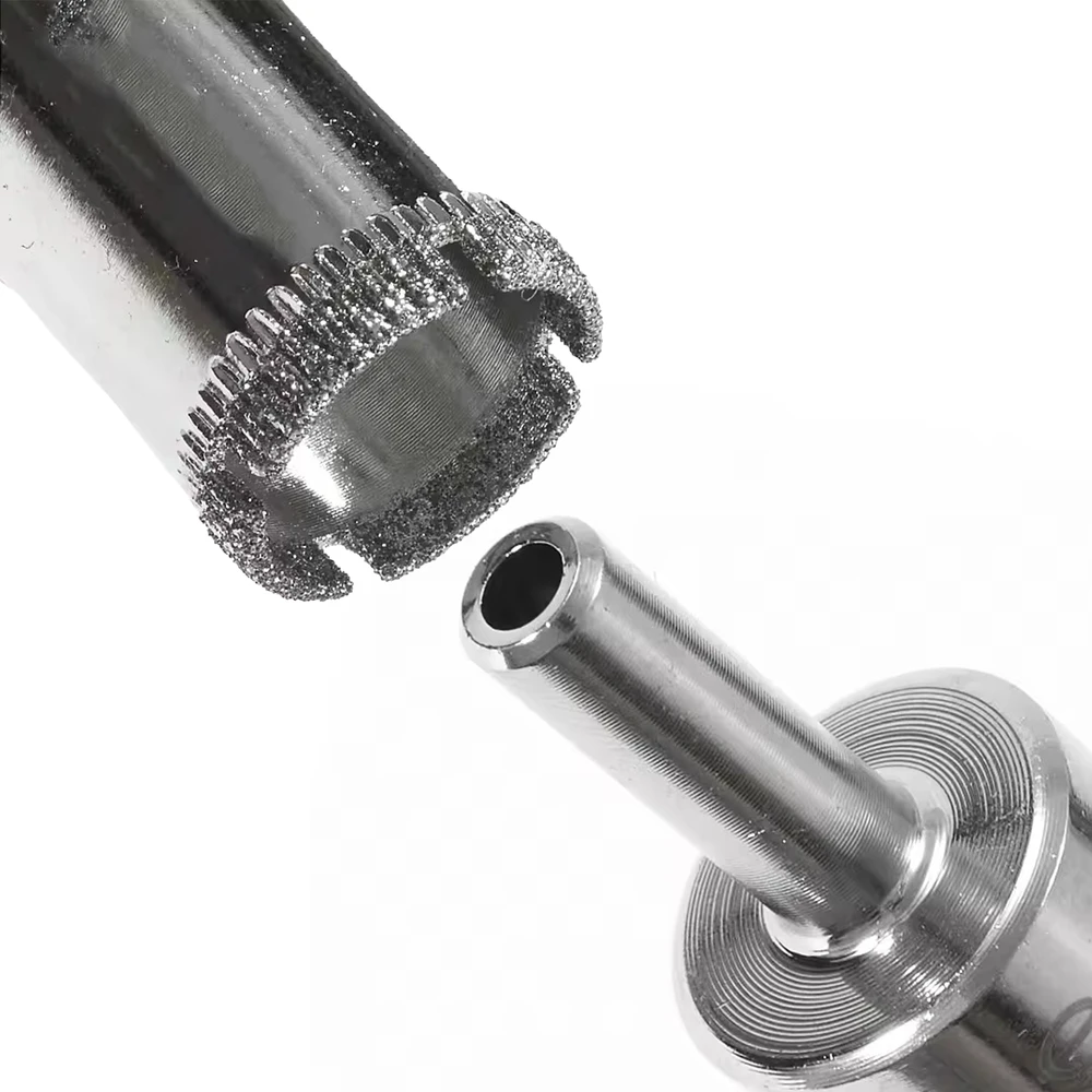 Otwornice Deimantiniai skylių pjūklai stiklui, porcelianinėms plytelėms, karūnėlėms, 10 vnt. rinkinys, 6–68 mm - or1072