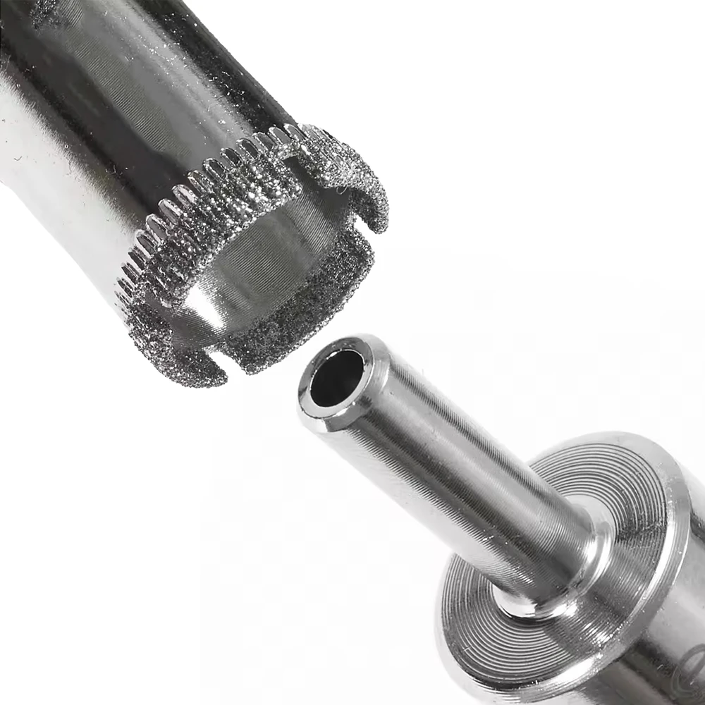 Otwornice Deimantiniai skylių pjūklai stiklui, porcelianinėms plytelėms, karūnėlėms, 10 vnt. rinkinys, 6–68 mm - or1072