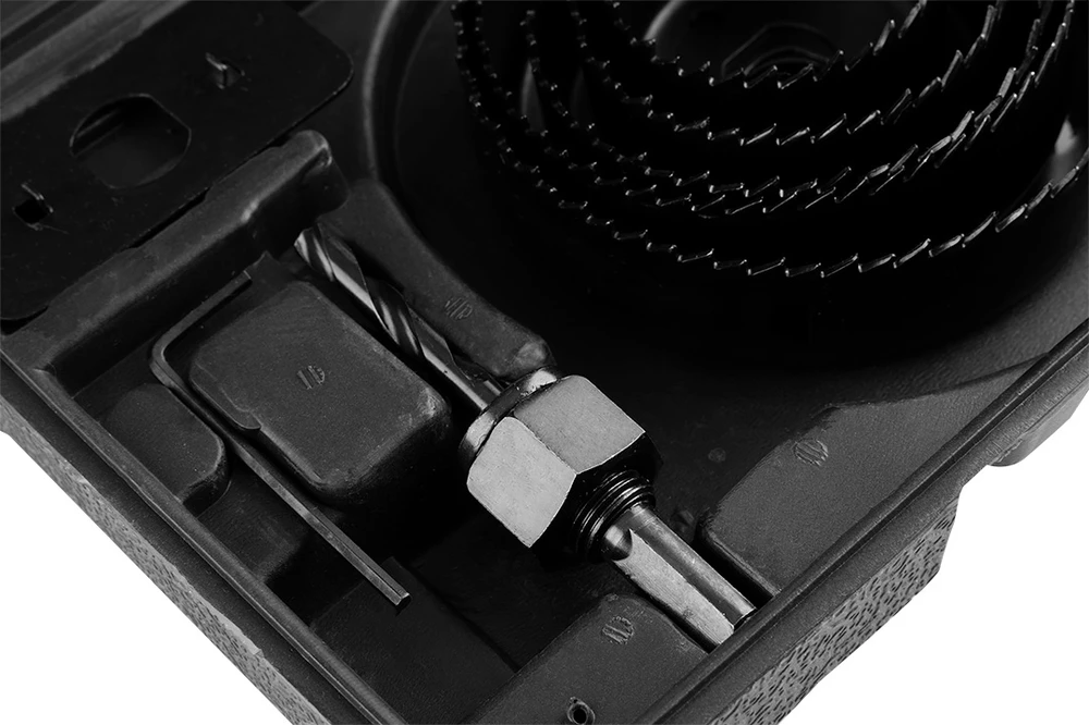 Otwornice Medienos skylių pjūklai su adapteriu 51–102 mm, 8 vnt. rinkinys