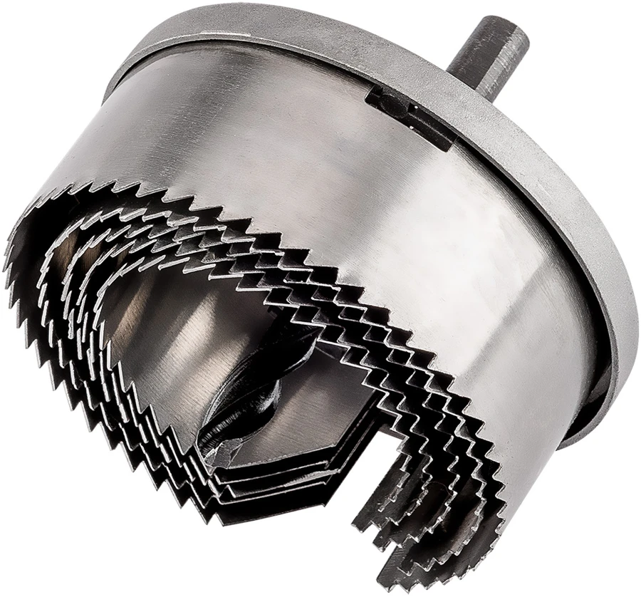 Otwornice Skylėms gręžti medienai 60–95 mm, aukštis 40 mm, 5 vnt. rinkinys