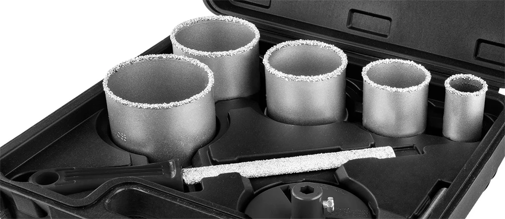 Otwornice Volframo skylių pjūklai 32–83 mm, 8 vnt. rinkinys