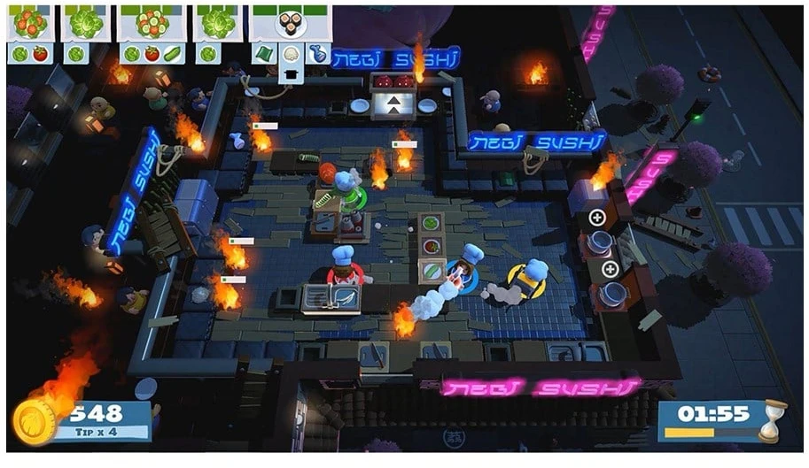 Overcooked! 2 (code in box) - Nintendo Switch
