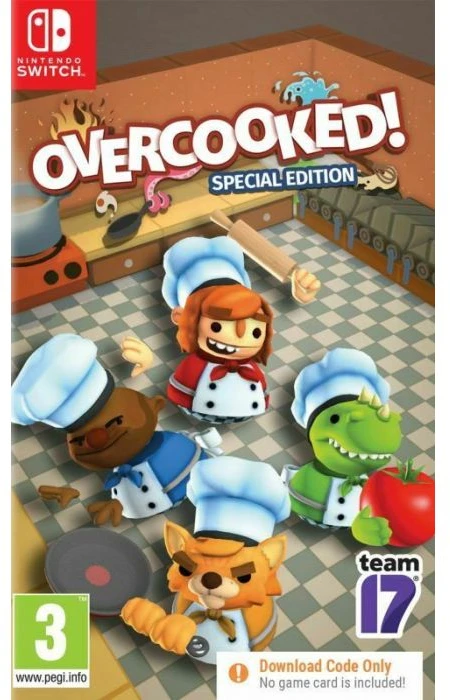 Overcooked PERKEPTAS! SPECIALUS LAIDAS (KODAS DĖŽELĖJE) – Nintendo Switch