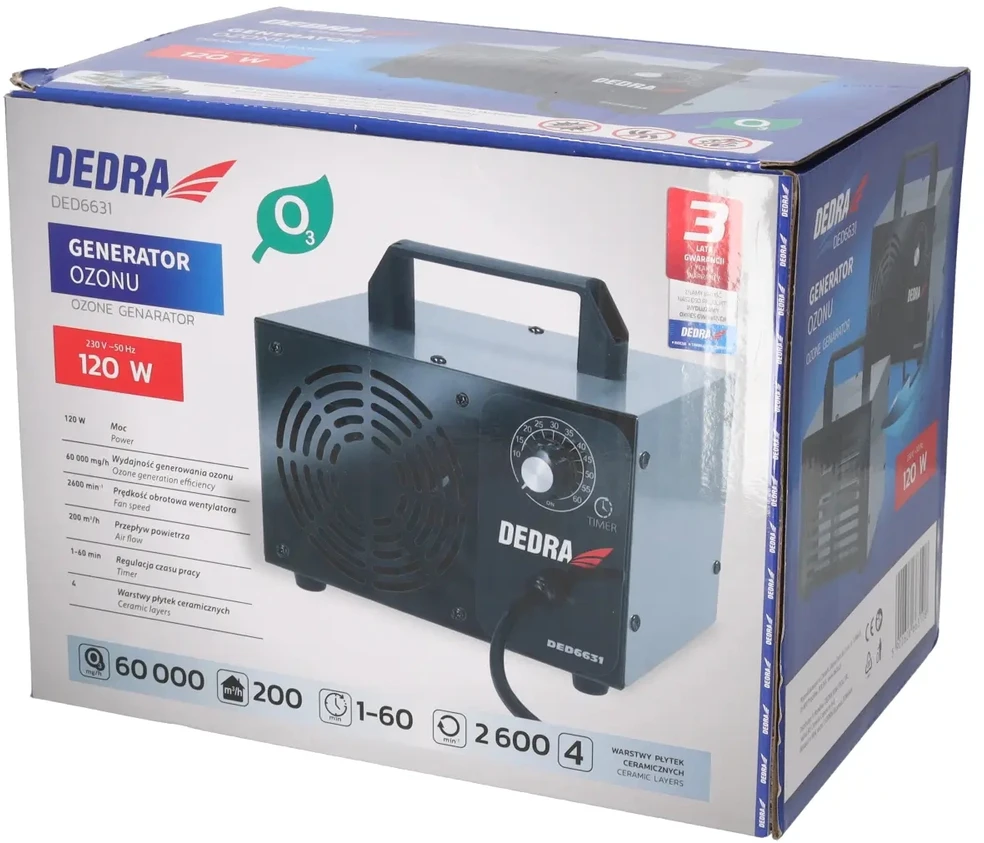 Dedra Ozono generatorius 60g/val.